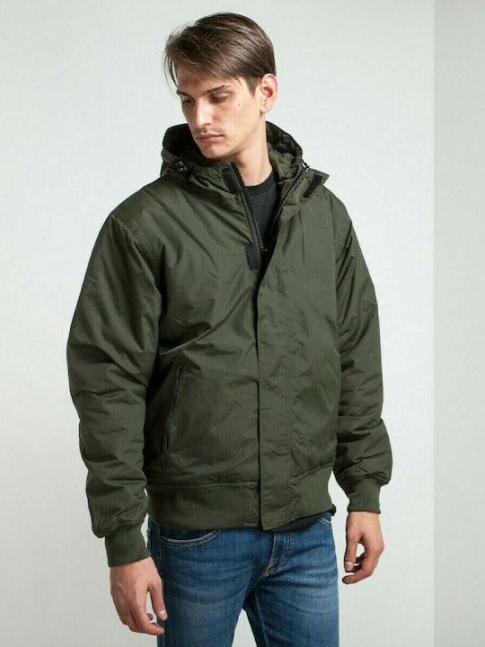 Dickies Cornwell 07-200095 Men's Winter Bomber Jacket Waterproof Green