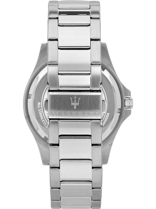 Maserati Sfida Uhr Automatisch mit Metallarmband Black/Silver