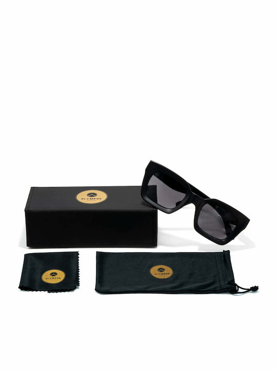 Olympus Sunglasses Ifigenia Γυναικεία Γυαλιά Ηλίου με Κοκκάλινο Σκελετό Black 02-040