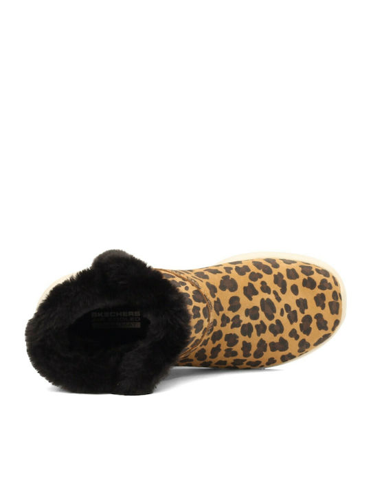 The Go Joy Leather Women's Ankle Boots Platform & Fur