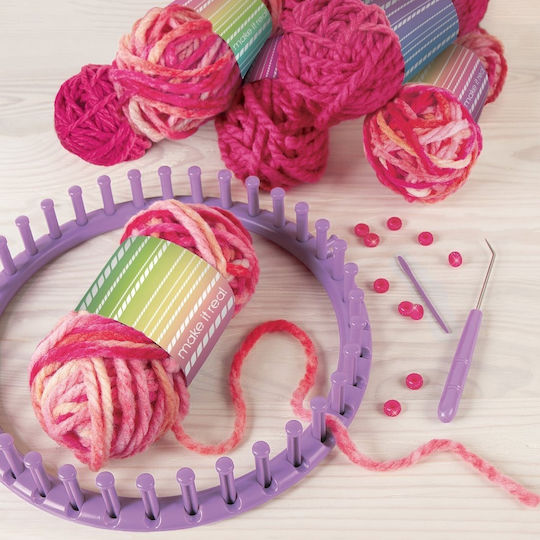 Make It Real Meșteșuguri pentru copii Beanie Bun & Infinity Scarf pentru copii de 8++ ani