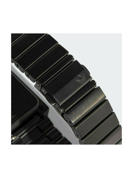 adidas Archive M3 Ψηφιακό Ανδρικό Ρολόι 36mm Μπαταρίας με Μαύρο Μεταλλικό Μπρασελέ