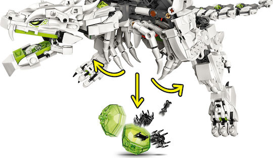 LEGO Ninjago Skull Sorcerer's Dragon για 9+ Ετών