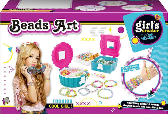 Blue Toys Jewelry Beauty Set Beads Art With Beads