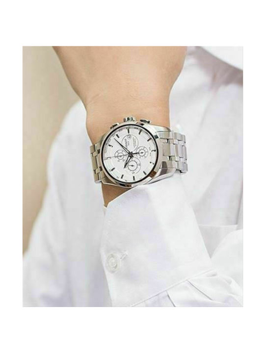 Tissot Couturier Uhr Chronograph Automatisch mit Silber Metallarmband
