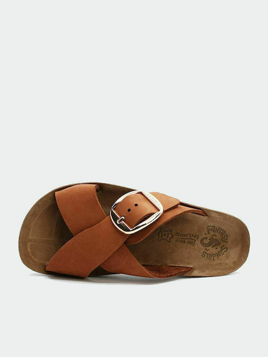 Misty S317 Leather Women's Flat Sandals Anatomic Aragosta