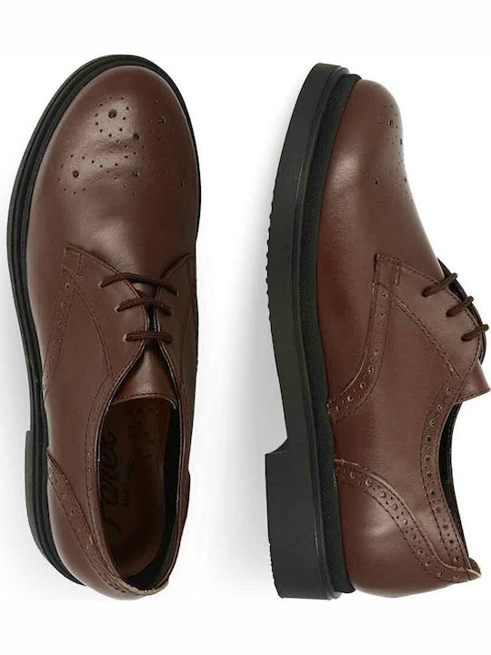 Oxfords pentru femei în Maro Culore