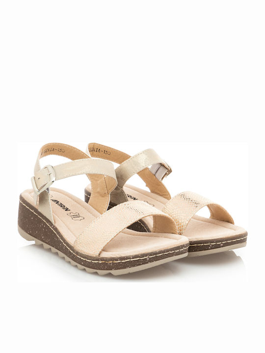 Arsena Women's Platform Shoes Beige