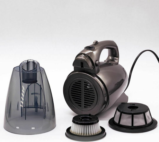 DictroLux 889601 Електрическа преносима прахосмукачка 600W Сив