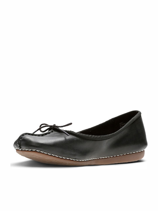 Anatomic Leather Ballerinas Frecle Ice Black