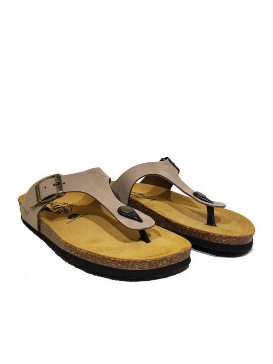 Bolero Leather Women's Flat Sandals Anatomic Taupe