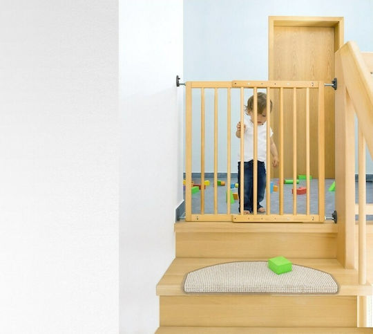 Reer Foldable Security Door Made of Wood in Brown Colour 106cm