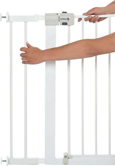 Safety 1st Easy Close Safety Gate Extensions Simple Placement made of Metal in White Color 73x14x73εκ. 1pcs