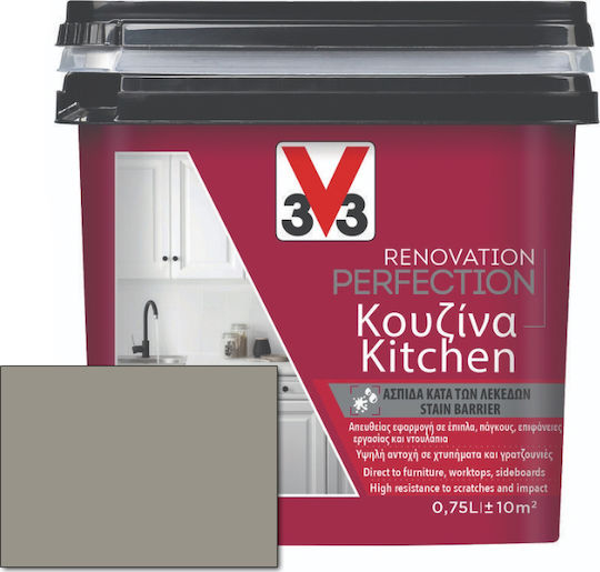 V33 Colour Renovation Perfection Taupe Satin Brown 750ml 121665