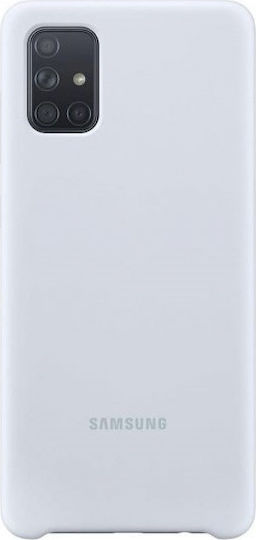 Samsung Silicone Cover Umschlag Rückseite Silikon Weiß (Galaxy S20 FE)