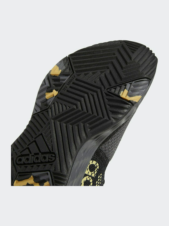 Ownthegame OwnTheGame 2.0 K Kids Sports Shoes Basketball with Laces Grey Five / Matte Gold / Core Black
