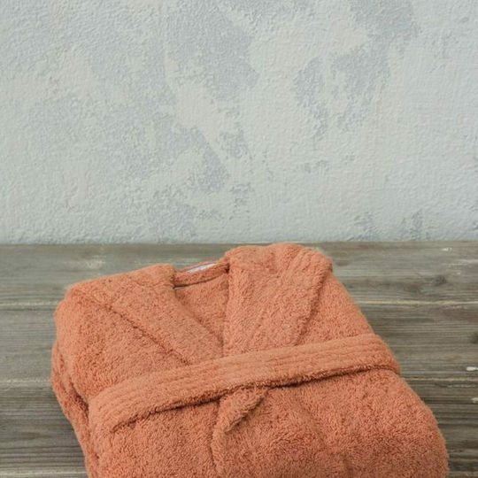 Nima Kids Hooded Bathrobe Wizard Orange Sorbet