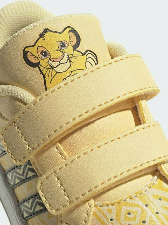 Breaknet Kinder Sneakers mit Klettverschluss Orange Tint / Core Black / Cloud White