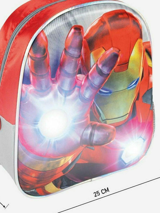 Avengers The Avengers 3D Schulranzen Rucksack Kindergarten Rot