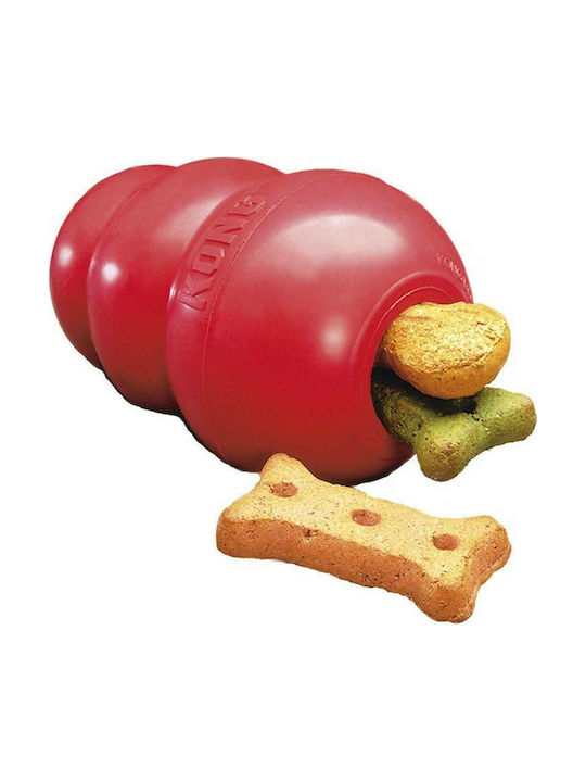 Kong Classic Играчка За Куче За Дъвчене От Каучук Medium 9см Червена 1бр