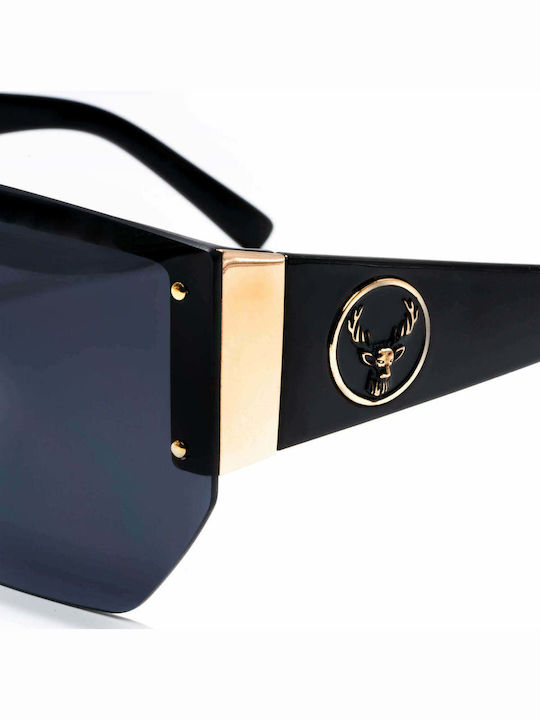 Olympus Sunglasses Kerynitis Unisex Sunglasses with Plastic Frame Gold Black 02-074
