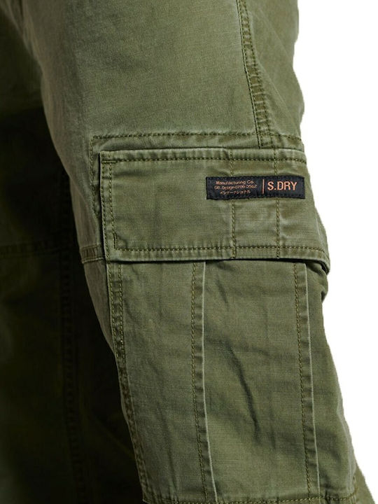 Ovin Core Trousers Cargo Elastic in Regular Fit Khaki