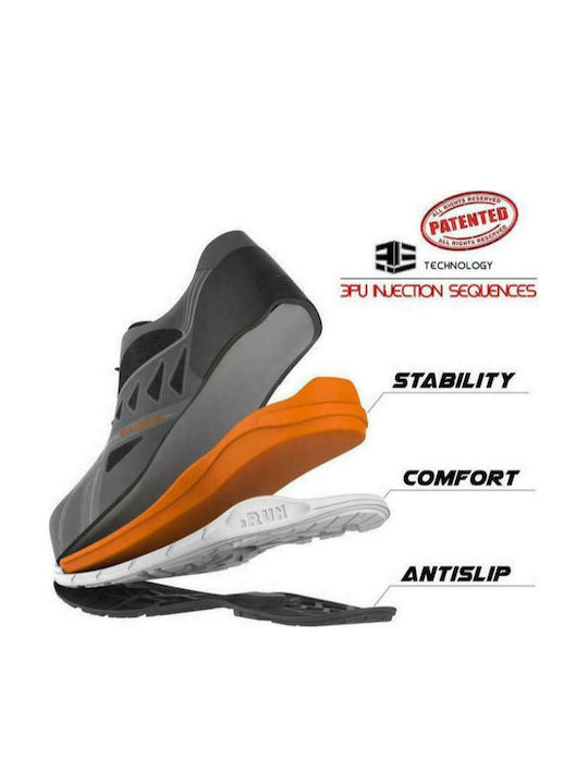 Giasco Ghibli Low Safety Black S1P with Certification (C), P, FO , SRA, SRB,SRC