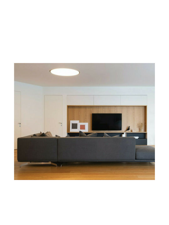 VK Lighting Round Recessed LED Panel 30W with Natural White Light 4000K 45.2cm
