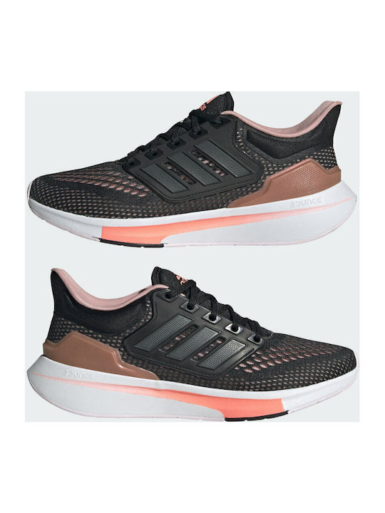 EQ21 Run Sport Shoes Running Core Black / Grey Six / Wonder Mauve