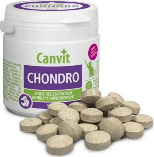 Canvit Chondro Vitamin Cat Cat Joint Health Supplement 100tabs 922088 292-0032