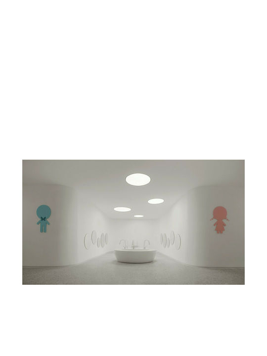 VK Lighting Round Recessed LED Panel 20W with Natural White Light 4000K 32.5cm