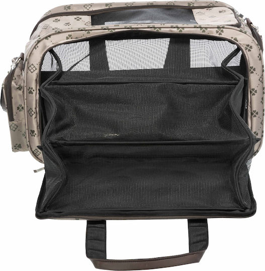 Trixie Maxima Dog/Cat Carrying Beige Shoulder Bag for 8kg Pets L33xW54xH32cm