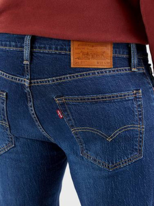 511 Men's Jeans Pants with Slim Straight Fit Blue