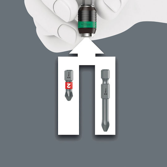 Wera 816RA Screwdriver Ratchet with Interchangeable Tips