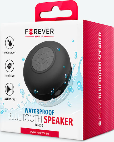 Forever BS-330 Bluetooth Speaker 3W with Battery Life up to 4 hours Black