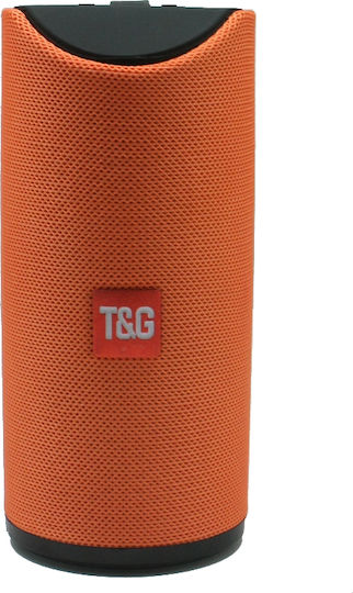 T&G TG-113 Ηχείο Bluetooth 10W με Ραδιόφωνο και Διάρκεια Μπαταρίας έως 3 ώρες Πορτοκαλί