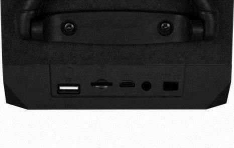 Media-Tech Boombox LT Ηχείο Bluetooth 6W με Ραδιόφωνο και Διάρκεια Μπαταρίας έως 3 ώρες Μαύρο