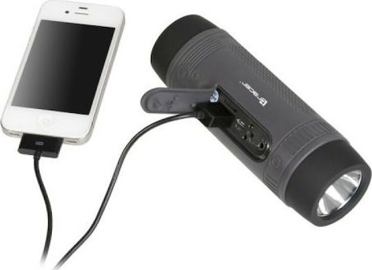 Tracer Traveltube Ηχείο Bluetooth 3W με Ραδιόφωνο και Διάρκεια Μπαταρίας έως 8 ώρες Γκρι