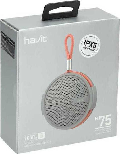 Havit M75 Bluetooth Speaker 4W with Battery Life up to 5 hours Gray