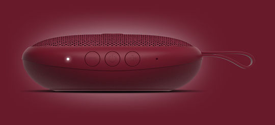 Fresh 'n Rebel Rockbox Bold XS Bluetooth Speaker 5W with Battery Life up to 20 hours Red