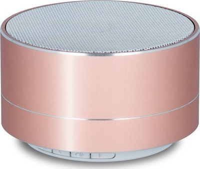 Forever PBS-100 Bluetooth Speaker 3W with Radio and Battery Life up to 2.5 hours Rose Gold