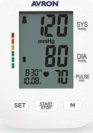 Avron Cardiocheck Plus Ηλεκτρονικό Πιεσόμετρο Μπράτσου Ακριβείας με ανίχνευση Αρρυθμίας