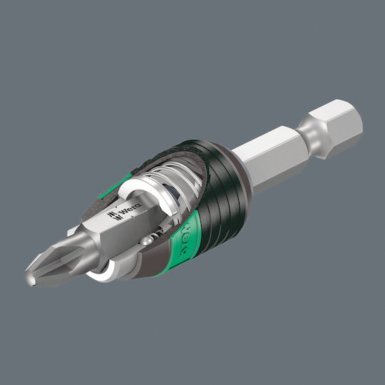 Wera Adapter mit Aufnahme HEX und Ausgang Bit-Halter