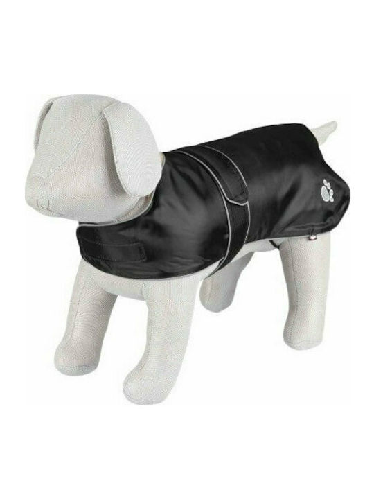 Trixie Orleans Black Fleece / Waterproof Dog Coat with 80cm Back Length