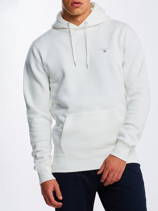 Sweatshirt with Hood White