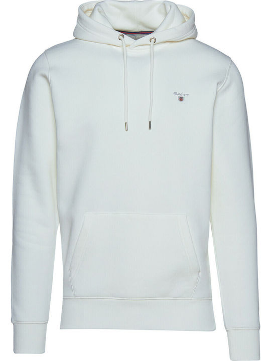 Sweatshirt with Hood White