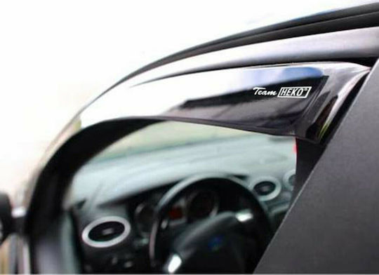 Gelly Plast Set of Windbreakers Front Car Dark Fime for Kia Carens 2pcs