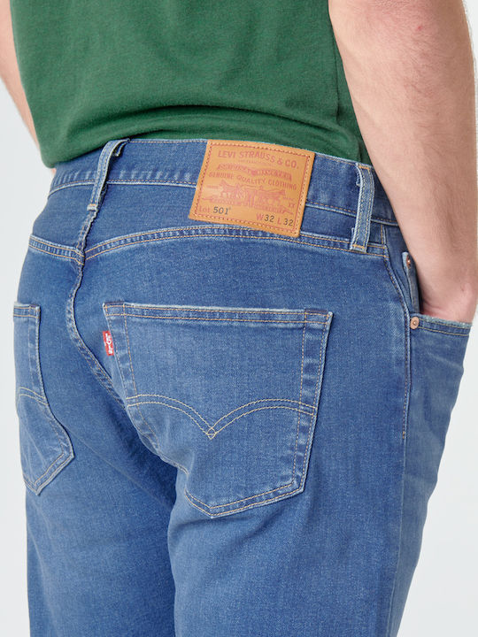 501 Original Men's Jeans Pants with Regular Straight Fit Blue