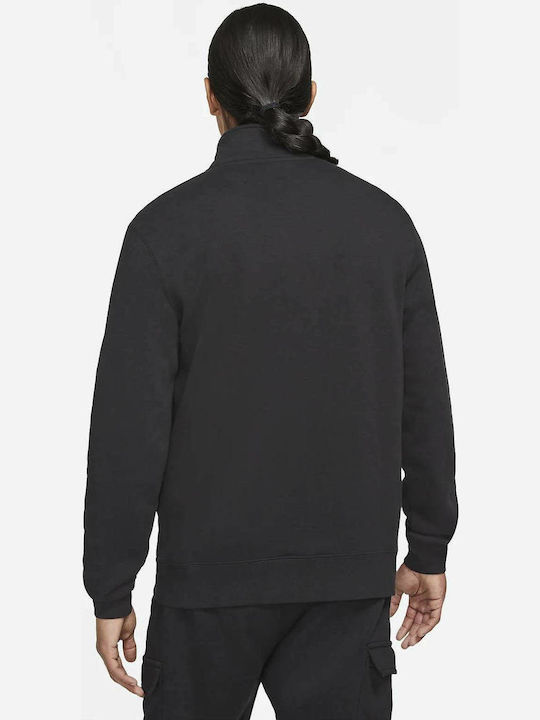 Nike Ανδρικό Φούτερ με Κουκούλα και Τσέπες Fleece Μαύρο