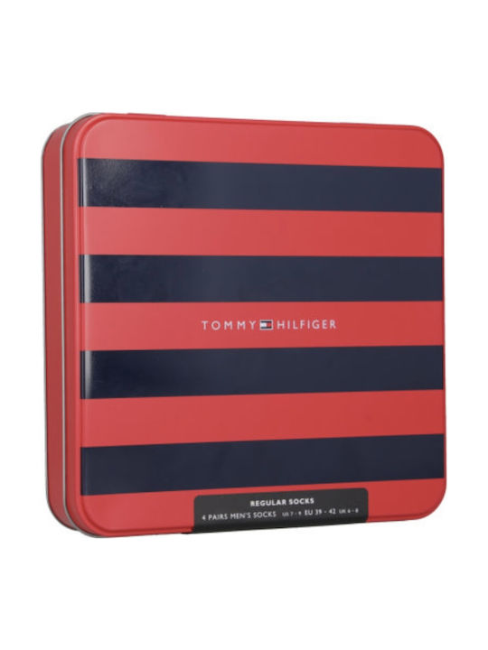 Tommy Hilfiger Ανδρικές Κάλτσες Μαύρες 4 Pack